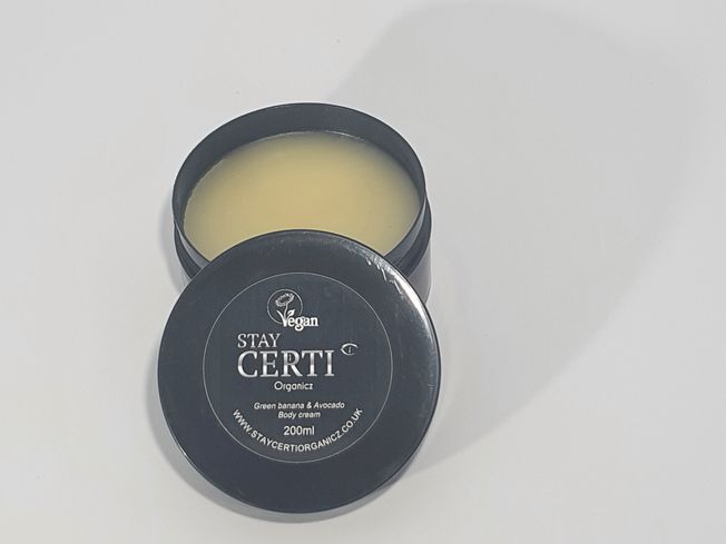 Green Banana&Avocado Body Cream With Blackseed Oil